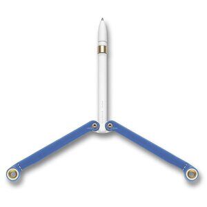 Spyderco Baliyo Flip Hand Spinner Fisher Space Pen USA Blue White YUS107